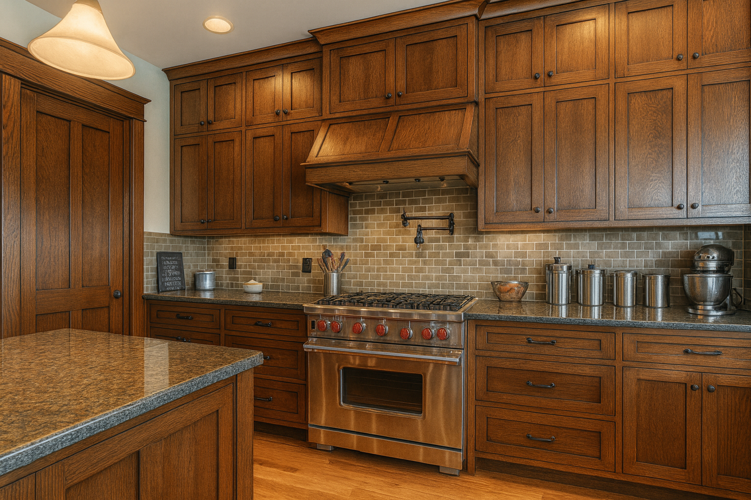 Custom Kitchen Cabinet Transformation