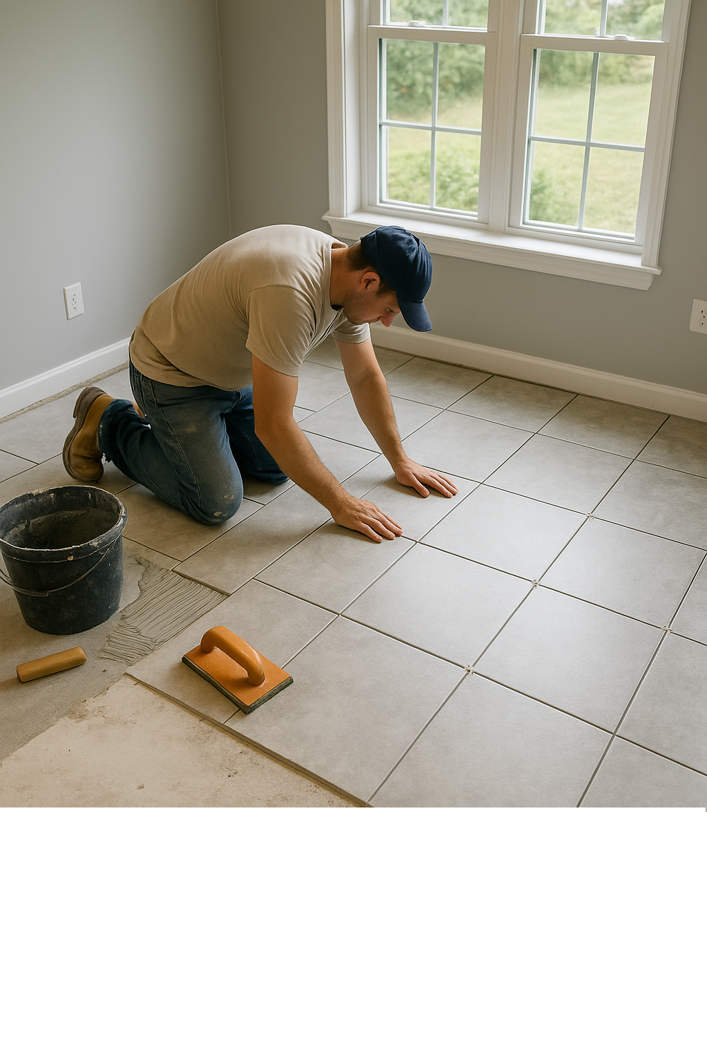 Professional Tile Installation — Living Space