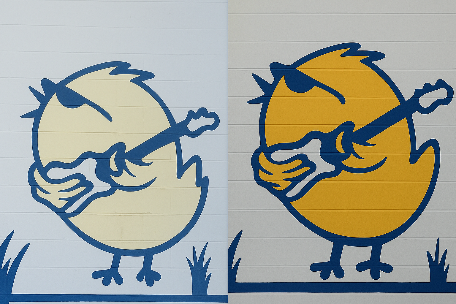 Exterior Mural Repaint